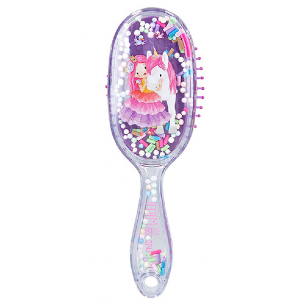 Princess Mimi ASST | Malá kefa na vlasy transparentne fialová